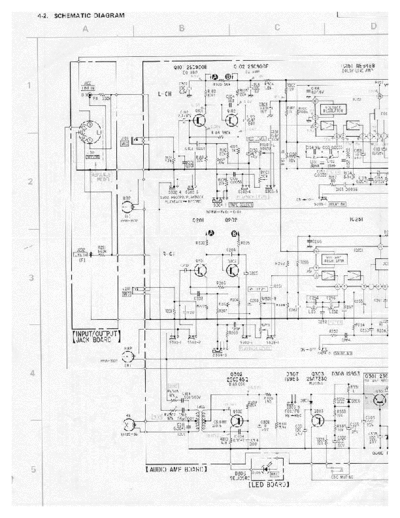 Sony TCk-1A Schematic of Sony Cassette deck TC-K1A